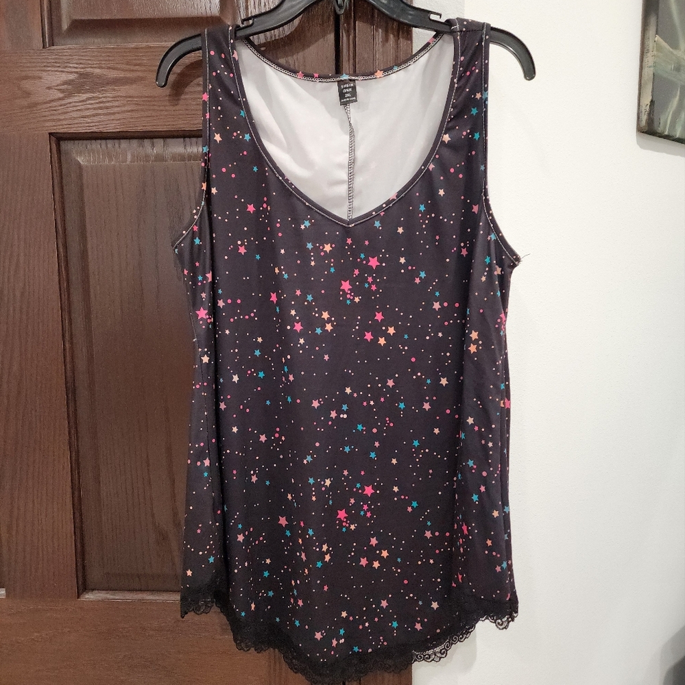 Shein Curve Stary Tank Top